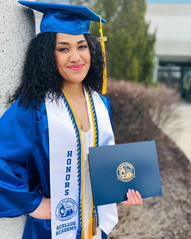 Acellus-Academy-Honors-Regalia1 Acellus Academy Honors Student