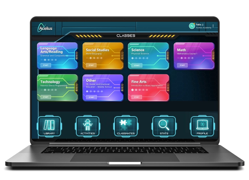 Middle-School-Portal Acellus Academy Online Middle School Portal